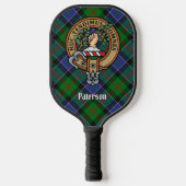 Clan Paterson Crest over Tartan ピックルボールラケット (正面)
