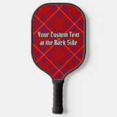 Clan Rose Crest over Tartan ピックルボールラケット (裏面)