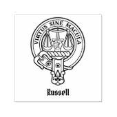 Clan Russell Crest セルフインキングスタンプ (デザイン)