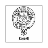 Clan Russell Crest ラバースタンプ (インプリント)