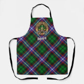 Clan Russell Crest over Tartan エプロン (正面)