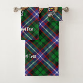Clan Russell Crest over Tartan バスタオルセット (インサイチュ)