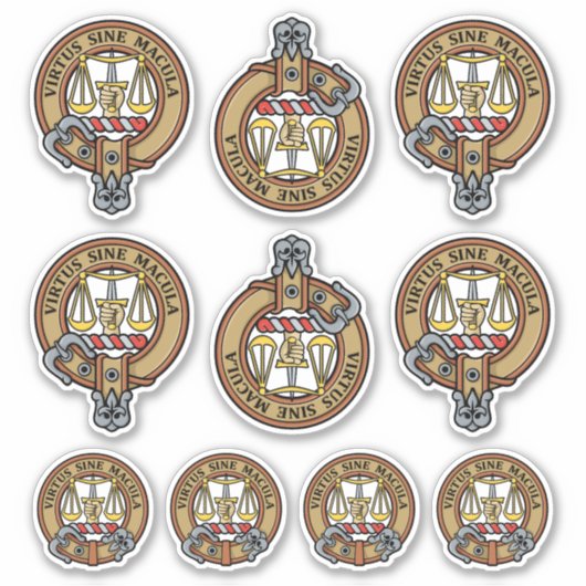 Clan Russell Crest Sticker Set シール (正面)