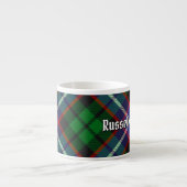 Clan Russell Tartan エスプレッソカップ (正面)