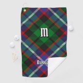 Clan Russell Tartan ゴルフタオル (インサイチュ)