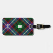 Clan Russell Tartan ラゲッジタグ (正面横)