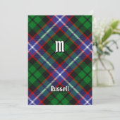 Clan Russell Tartan 招待状 (スタンド正面)