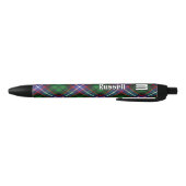 Clan Russell Tartan 黒ボールペン (ボトム)