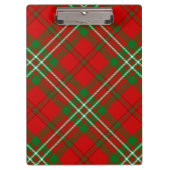 Clan Scott Red Tartan Clipboard クリップボード (正面)