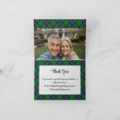 Clan Sinclair Crest over Hunting Tartan 招待状 (内部)