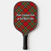 Clan Stewart Crest over Tartan Keychain ピックルボールラケット (裏面)