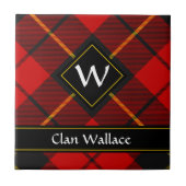 Clan Wallace Tartan Ceramic Tile タイル (正面)