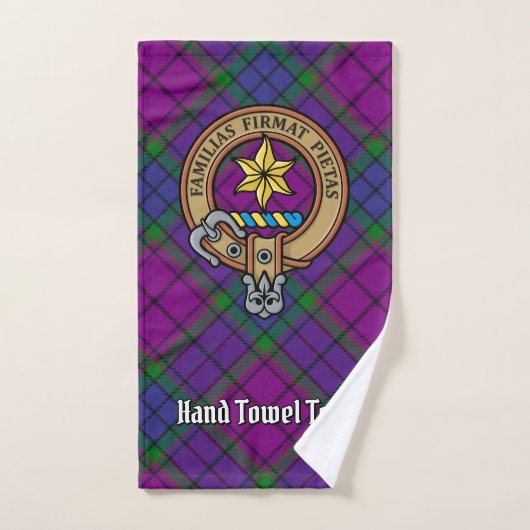 Clan Wardlaw over Tartan バスタオルセット (ハンドタオル)