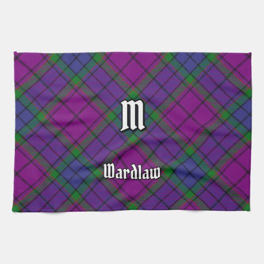 Clan Wardlaw Tartan キッチンタオル (横)