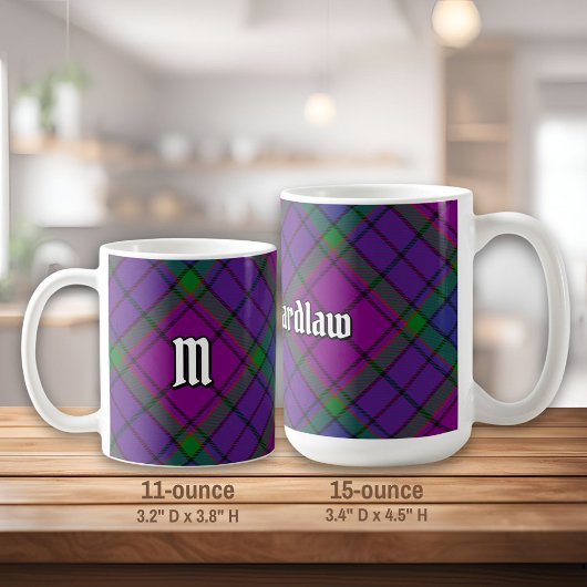 Clan Wardlaw Tartan コーヒーマグカップ