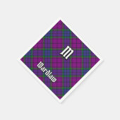 Clan Wardlaw Tartan スタンダードカクテルナプキン (角)