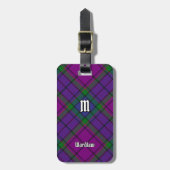 Clan Wardlaw Tartan ラゲッジタグ (正面縦)
