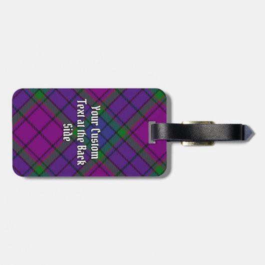 Clan Wardlaw Tartan ラゲッジタグ (裏面横)