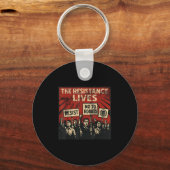 Clankers The Resistance Lives Say No To Robots &am キーホルダー (正面)