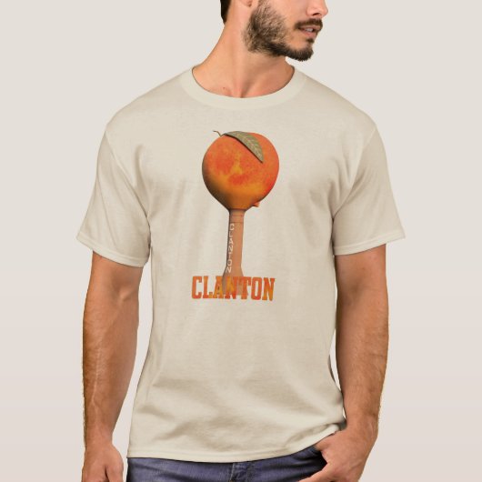 ClantonのALのモモのTシャツ Tシャツ (正面)