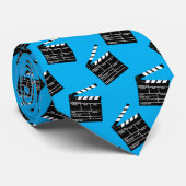 Clap Board映画監督おもしろい映画テーマ ネクタイ (ロール)