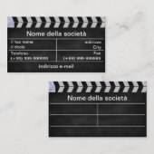 clap cinema 名刺 (正面/裏面)