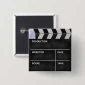 clap cinéma 缶バッジ (正面&裏面)