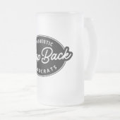 Clapback Democrats フロストグラスビールジョッキ (正面右)