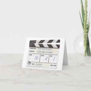 CLAPPER BOARDノートカード – 独自の文字 カード