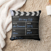 Clapperboardの映画館"それはです私の生命" クッション (ブランケット)