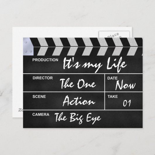 clapperboardの映画館"それはです私の生命" ポストカード (正面/裏面)