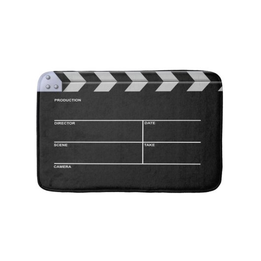Clapperboardの映画館 バスマット (正面)