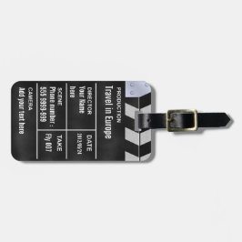 clapperboardの映画館 ラゲッジタグ