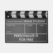 Clapperboardの玄関マット ドアマット (正面)