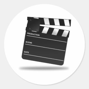 Clapperboard ラウンドシール