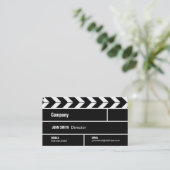 Clapperboard Filmディレクター映画事業カード 名刺 (スタンド正面)