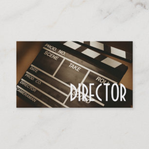 Clapperboard Filmディレクター映画制作者の行為 名刺