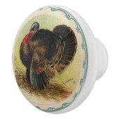 Clapsaddle旧式なトルコのノブ セラミックノブ (右)