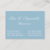 Clapsaddle: イースター妖精を作る音楽 名刺 (裏面)