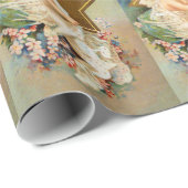 Clapsaddle: クリスマスの天使 ラッピングペーパー (ロールコーナー)