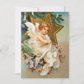 Clapsaddle: クリスマスの天使 招待状 (正面)