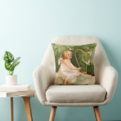 Clapsaddle: ハープを演奏する天使 クッション (椅子)