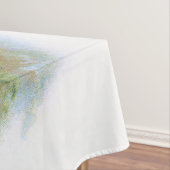 Clapsaddle: バニーと遊んでいる子供 テーブルクロス (インサイチュ)