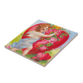 Clapsaddle: 愛の天使 タイル (側面)