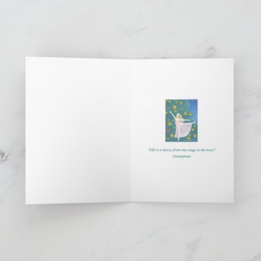 Clara Greeting Card (customizable) カード (内部)