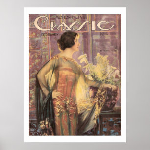 Clara Kimball Young Vintage Movie Magazine Print ポスター