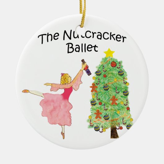 clara_nutcracker 2010のクリスマス セラミックオーナメント (正面)