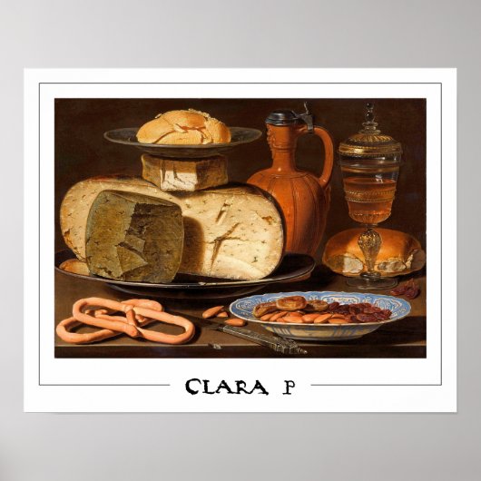 Clara Peeters Zedign アートポスター #1 ポスター (正面)