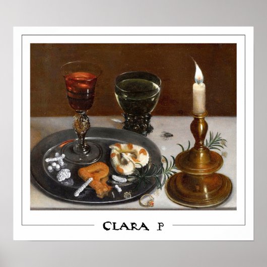 Clara Peeters Zedign アートポスター #9 ポスター (正面)