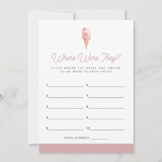 CLARA Retoアイスクリームは彼らがどこにいるかスクープした 招待状 (正面)